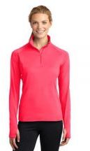 Sport-Tek® Ladies Sport-Wick® Stretch 1/2-Zip Pullover